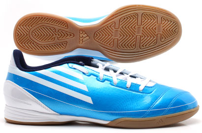 Adidas F10 Indoor Football Boots Cyan Blue