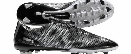 Adidas F10 TRX FG Football Boots Core Black/Silver