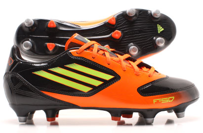 F10 TRX SG Football Boots Black/Orange/Electricity