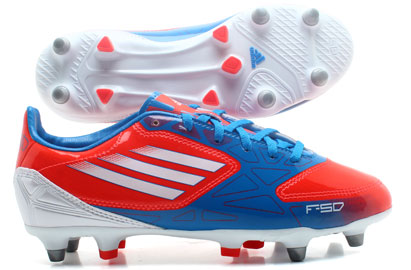 Adidas F10 TRX SG Kids Football Boots Infra Red/Running