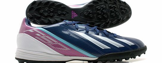 Adidas F10 TRX TF Football Boots Dark Blue/Vivid
