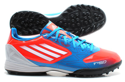 F10 TRX TF Kids Football Boots Infra Red/Running