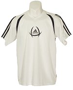 Adidas FB Signature Climalite T/Shirt White Size Small Boys (128 cms tall)