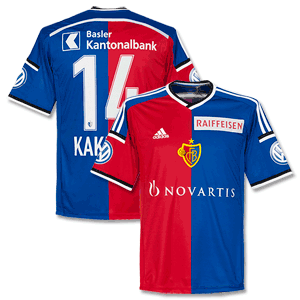 Adidas FC Basel Home Sponsored Katakani Shirt 2014 2015