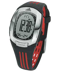 adidas Fitness Black and Red Watch