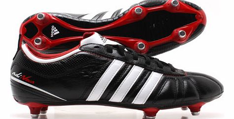 Adidas Football Boots Adidas AdiNova IV SG Football Boot Black/ White/ Scarlet