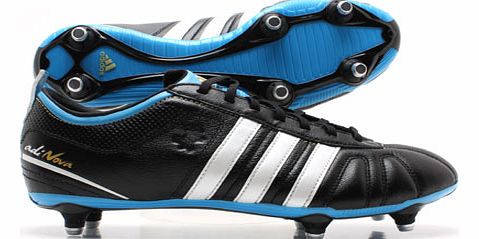 Adidas Football Boots Adidas AdiNova IV SG Football Boot Zero Black/Blue
