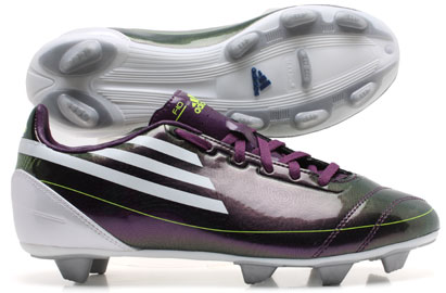 Adidas Football Boots Adidas F10 TRX SG Football Boots Chameleon Purple Kids