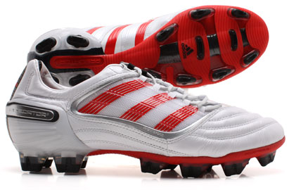 Adidas Football Boots Adidas Predator X DB FG Football Boots White/Red/Black