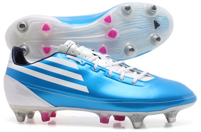 Adidas Football Boots  F30 SG Football Boots Cyan/White