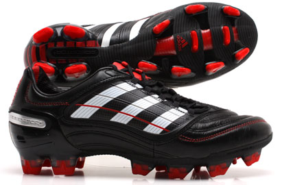 Adidas Football Boots  Predator X FG Football Boots Black/Red/White