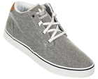 Foray Grey/White Canvas Trainers
