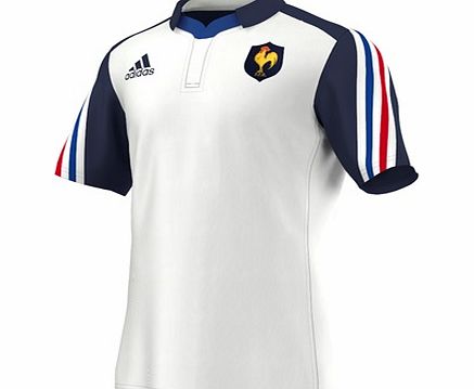 Adidas France Away Rugby Shirt 2014 F39823