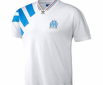 Adidas France Olympique de Marseille 1993 Retro Home Shirt -