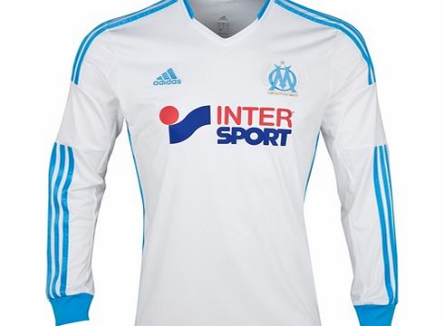 Adidas France Olympique de Marseille Home Shirt LS 2013/14 -