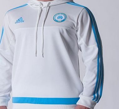 Adidas France Olympique de Marseille Training Hoody - White/Om