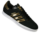 Adidas Gazelle 2 Black/Gold Suede Trainers