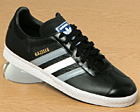 Adidas Gazelle 2 Black/White/Grey Leather Trainers