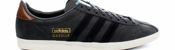 Adidas Gazelle OG Black Leather Trainers