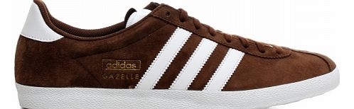 Gazelle OG Brown/White Suede Trainers