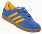 Gazelle Skate Blue/Yellow Suede Trainers