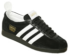 Adidas Gazelle Vintage Black/White Suede Trainers
