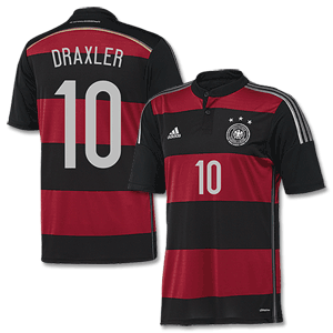 Adidas Germany Away Draxler Shirt 2014 2015