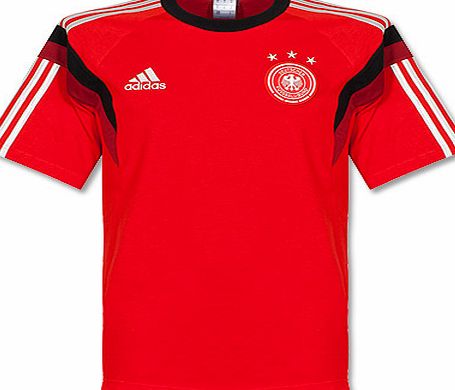 Adidas Germany Boys Red T-Shirt 2014 2015 D83053