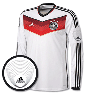 Germany Home L/S Shirt 2014 2015 inc adidas