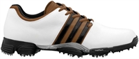 Adidas Golf Adidas Greenstar Golf Shoes - White/Brown/Black