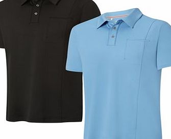 Adidas Golf Adidas Mens AdiPure Stitched Pocket Polo Shirt