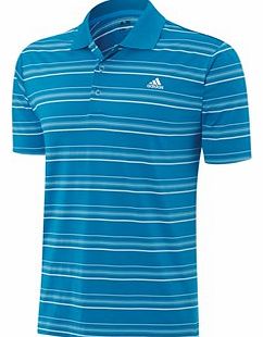 Adidas Golf Adidas Mens ClimaLite 2 Colour Stripe Polo Shirt