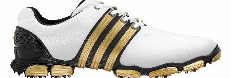 Adidas Tour 360 4.0 Golf Shoes White/Black/Gold