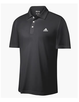 adidas Golf Climacool Solid Pique Polo Black