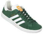Adidas Grand Prix Green/White Suede Trainers