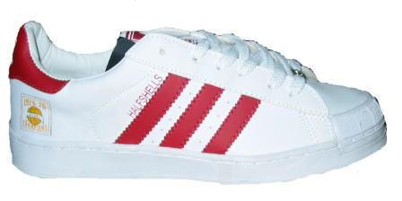 Adidas Half Shells White Red