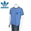 Adidas Heritage 3 Stripe Trefoil T-shirt - Regatta/D Marin