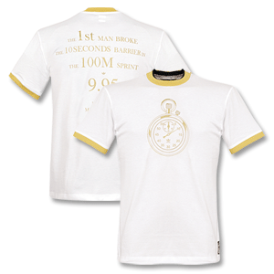 Adidas heritage Olympic 9.95s T-Shirt - white/gold