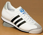 Adidas Italia 74 White/Black/Grey Leather Trainers