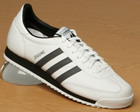 Adidas Jogging White/Grey Leather Trainers