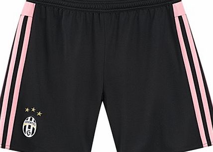 Adidas Juventus Away Shorts 2015/16 Black S20891