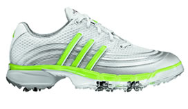 adidas Ladies Golf Shoe Powerband Sport White/Silver/Appletini