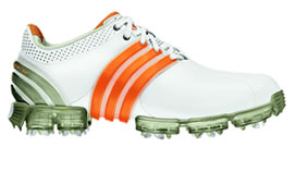 adidas Ladies Golf Shoe Tour 360 3.0 White/Kumquat
