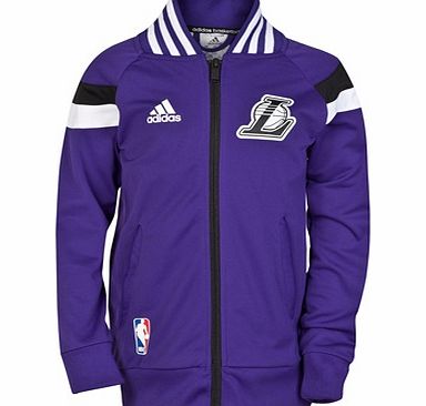 Adidas Los Angeles Lakers Winter Hoops Anthem Jacket -
