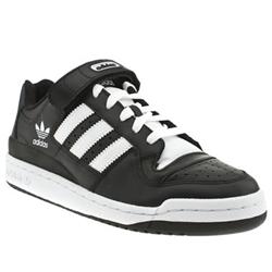 Adidas Male Adidas Forum Lo Leather Upper in Black and White