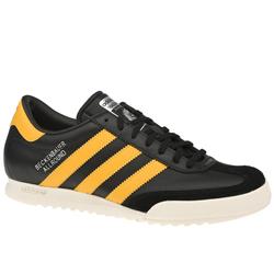 Adidas Male Beckenbauer Allr Leather Upper in Black, White and Black