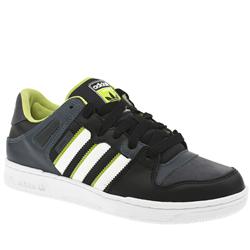Adidas Male Bucktown St Leather Upper in Black and Navy