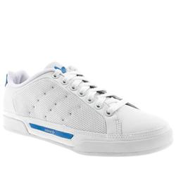 Adidas Male Cg Tour Leather Upper in White and Blue