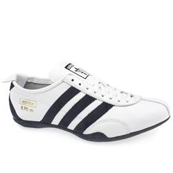 Adidas Male Das Azteca 1968 Leather Upper in White and Navy