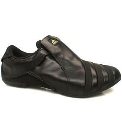 Male Mactelo Too Leather Upper in Black, White and Silver